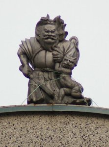 東京で唯一発見した鍾馗さん（大井町）